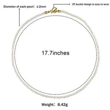 Cowlyn Baroque Pearl Necklace Dainty Handmade Jewelry