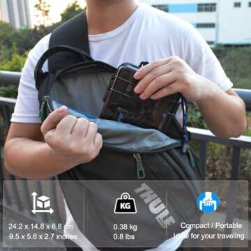 Lekufee Travel Waterproof Hard Case Compatible with DJI Osmo Pocket 3/Creator Combo/Power Expansion Combo/DJI Pocket 3 Video Camera/Vlogging Camera and Accessories(Case & Bag Only)