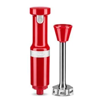 KitchenAid Cordless Variable Speed Hand Blender - KHBBV53, Empire Red