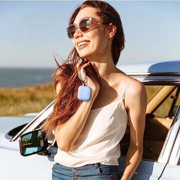 SNBLK Compatible with AirPods 3rd Generation Case Cover 2021, Soft Silicone Shock-Absorbing Protecti...