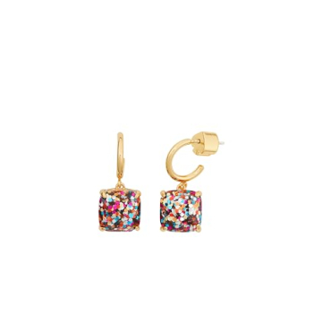 Kate Spade Mini Square Huggies Colorful & Chic Earrings