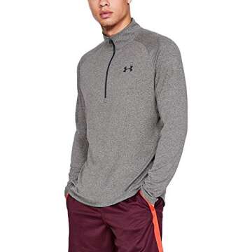 Under Armour UA Tech ½ Zip MD Charcoal Light Heather