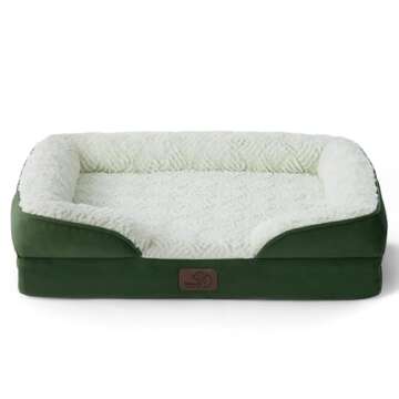 Bedsure Orthopedic Dog Bed for Small Dogs with Washable Cover