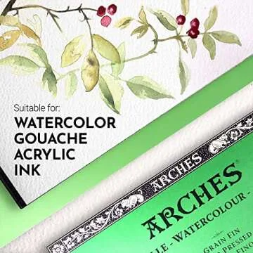Arches Watercolor Block 12x16 inch Premium 140 lb Paper