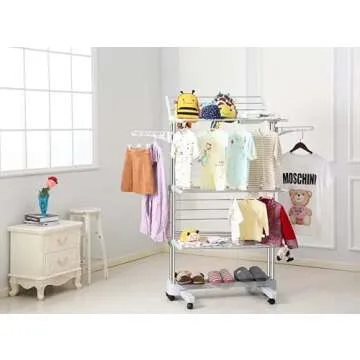 Newerlives BR505 3-Tier Collapsible Drying Rack