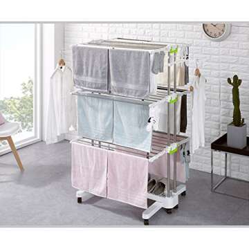 Newerlives BR505 3-Tier Collapsible Drying Rack