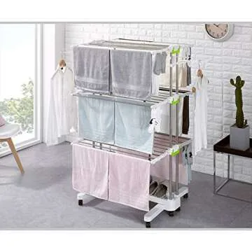 Newerlives BR505 3-Tier Collapsible Drying Rack
