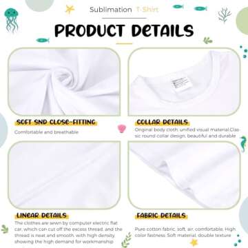 5 Sublimation T-Shirts For Toddlers, Durable & Cute