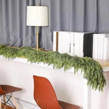 Artificial Cedar Garland for Holiday Decor 6ft