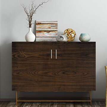 Mecpar Walnut Wood Grain Wallpaper 17.71" x 118" Brown Wood Contact Paper Wood Peel and Stick Wallpa...