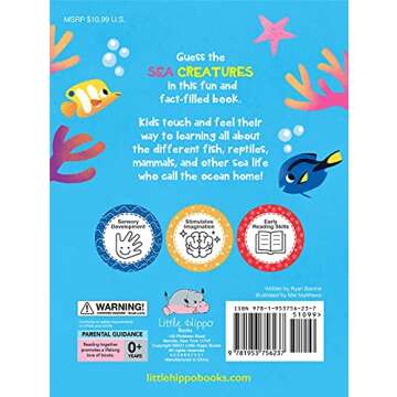 Under the Sea - Silicone Touch and Feel Board Book - Sensory Board Book