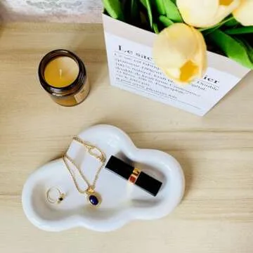 Stylish Conviv Ceramic Jewelry Tray Gift for Women