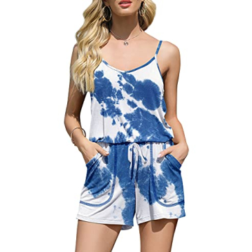 Stylish DouBCQ Casual Summer Romper with Pockets