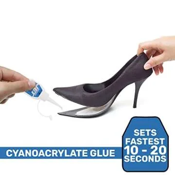 Jet Glue Instant and Long Lasting - Fast Action Multipurpose Glue - Penetrates Porous Materials and Increases Impact Resistance