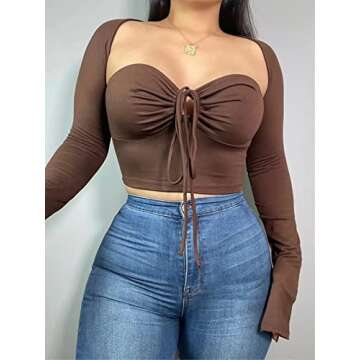 Stylish Halter Crop Top for Women - KERPELLY