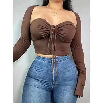Stylish Halter Crop Top for Women - KERPELLY