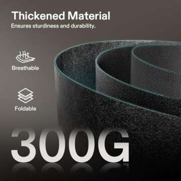 VIVOSUN 5-Pack 3 Gallon Plant Grow Bags Heavy Duty Thickened Nonwoven Fabric Pots with Handles