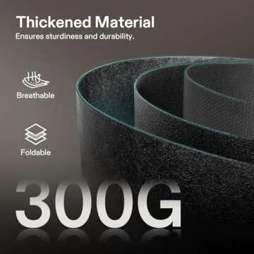 VIVOSUN 5-Pack Durable Fabric Grow Pots with Handles