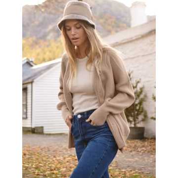 ANRABESS Women's Casual, Khaki, Large