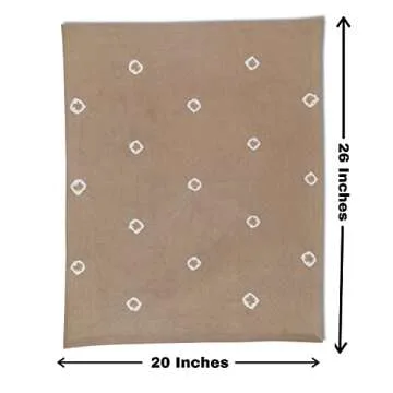 Folkulture Fall Kitchen Towels or Dish Towels, 20x26 Inches Tea Towels with Hanging Loop or Hand Towels, Flour Sack Towels or Dishcloth for Home Decorations, 100% Cotton Set of 3, Fall Decor