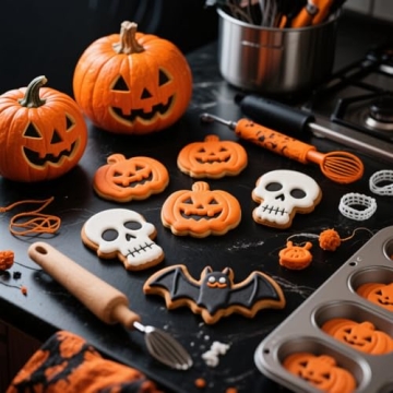 Halloween Cookie Cutters Set 10pcs for Fun Baking