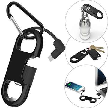 i-Dawn Keychain Cable and Bottle Opener for iPhone