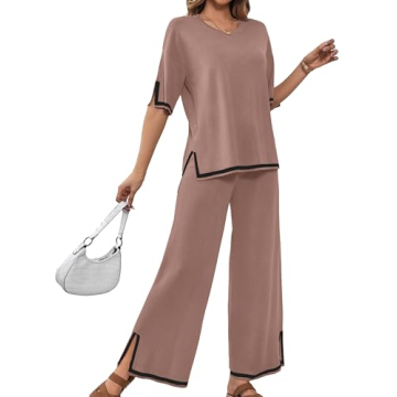 SuperPrity Summer Sweater Set for Women - Comfortable Loungewear