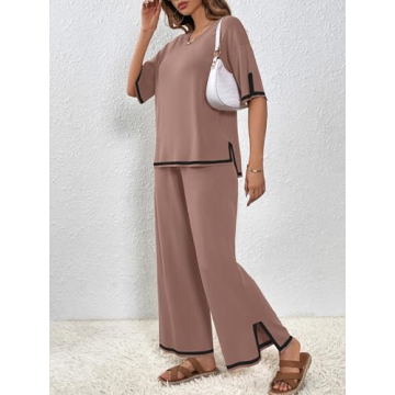 SuperPrity Summer Sweater Set for Women - Comfortable Loungewear