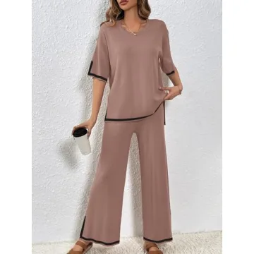 SuperPrity Summer Sweater Set for Women - Comfortable Loungewear