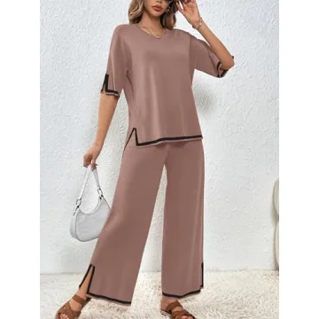 SuperPrity Summer Sweater Set for Women - Comfortable Loungewear