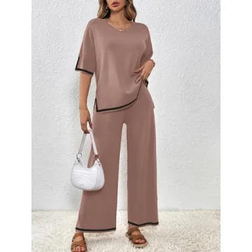 SuperPrity Summer Sweater Set for Women - Comfortable Loungewear