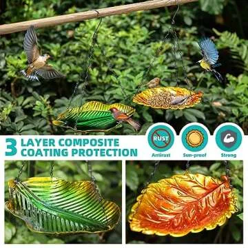 Outdoor Bird Feeder and Bath Set for Garden Joy