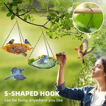 Outdoor Bird Feeder and Bath Set for Garden Joy