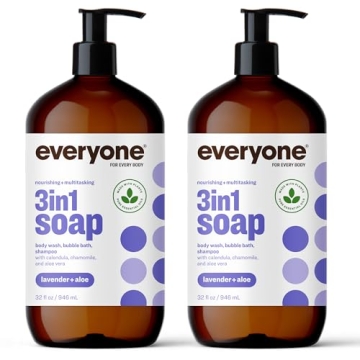 Everyone 3-in-1 Lavender Soap - Gentle, Eco-Friendly, Versatile Cleanser