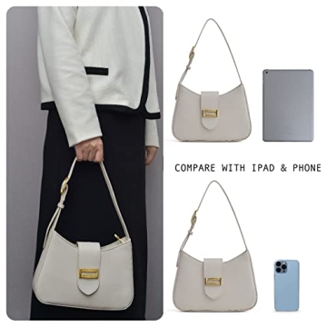 Vegan Leather Hobo Handbag Adjustable Strap Lightweight