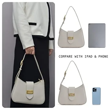 Vegan Leather Hobo Handbag Adjustable Strap Lightweight