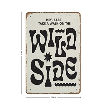 NOMELY 70s Retro Metal Sign for Home Decor – 8x12"