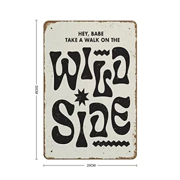 NOMELY 70s Retro Metal Sign for Home Decor – 8x12"