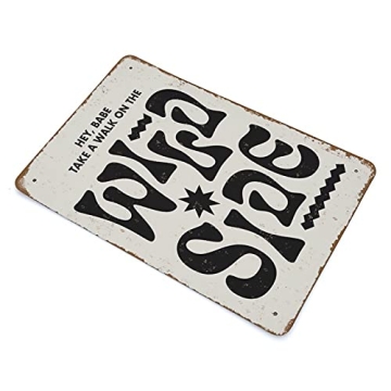 NOMELY 70s Retro Metal Sign for Home Decor – 8x12"