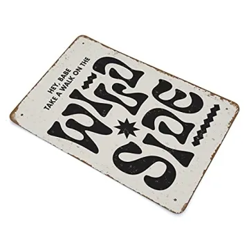 NOMELY 70s Retro Metal Sign for Home Decor – 8x12"