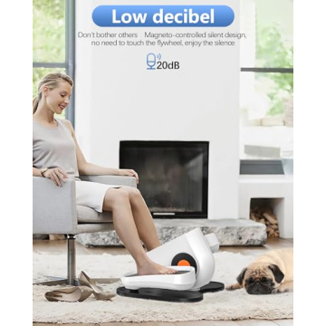 HJDFGSS Under Desk Elliptical - Compact Exercise Solution