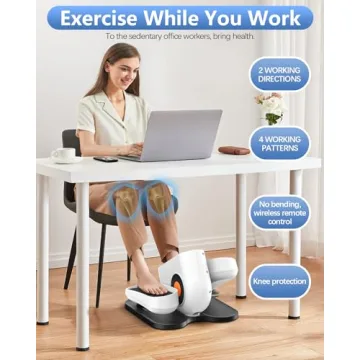 HJDFGSS Under Desk Elliptical - Compact Exercise Solution