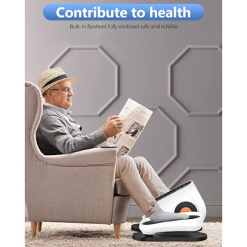 HJDFGSS Under Desk Elliptical - Compact Exercise Solution