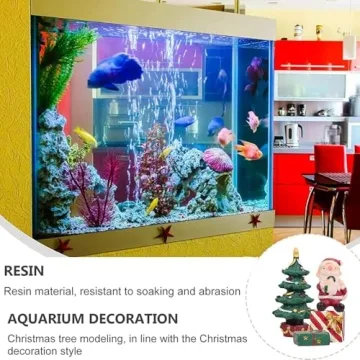 Christmas Aquarium Decoration Set for Festive Fish Tanks