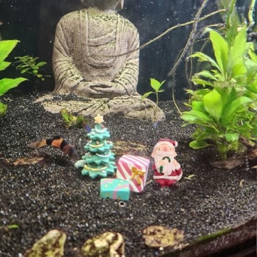 Christmas Aquarium Decoration Set for Festive Fish Tanks