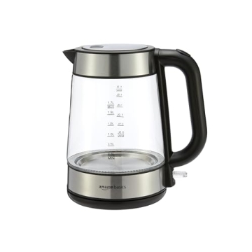 Amazon Basics Electric Hot Water Kettle, 1.8 Quarts, BPA-Free