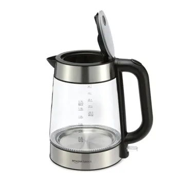 Amazon Basics Electric Hot Water Kettle, 1.8 Quarts, BPA-Free