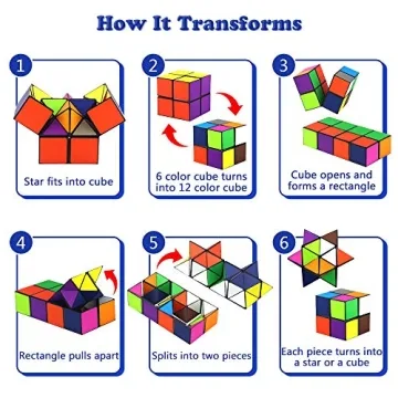 Star Cube Magic Cube Set for Creative Learning Fun