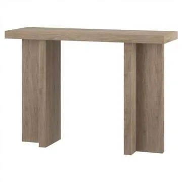 Henn&Hart Dimitra Console Table, 42" Wide, Gray