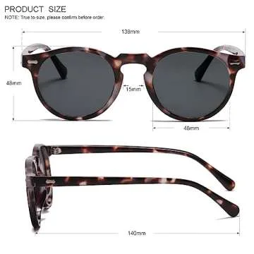 Gleyemor Vintage Polarized Sunglasses for Men